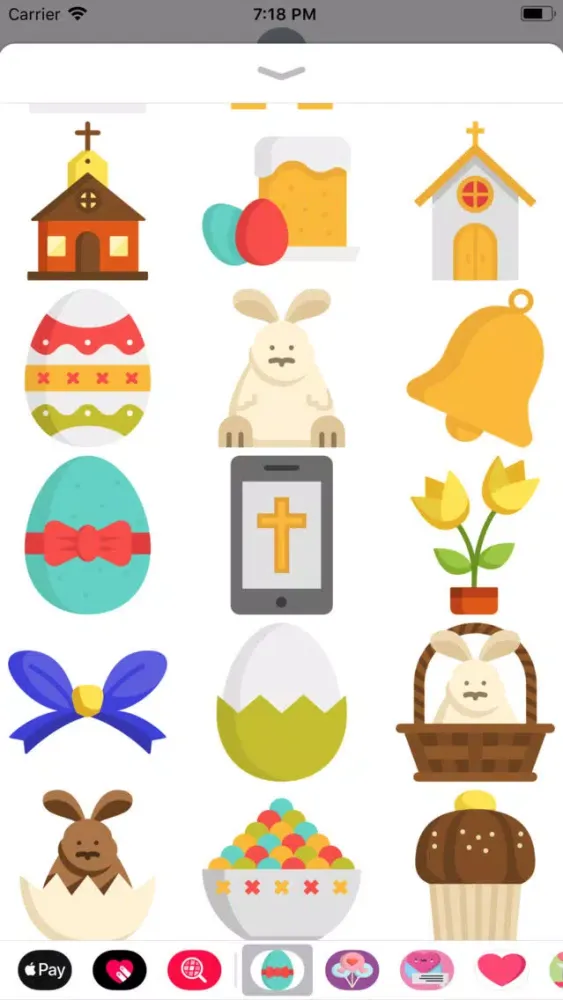 Скриншоты Easter Holiday Sticker Pack