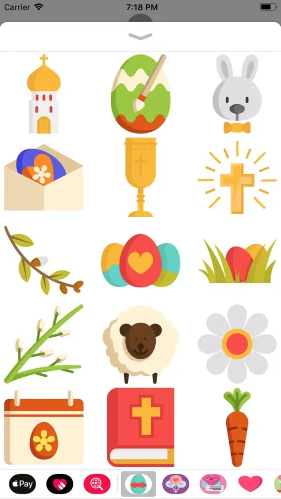 Скриншоты Easter Holiday Sticker Pack