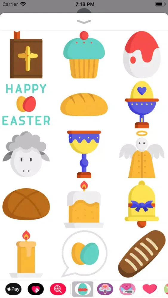 Скриншоты Easter Holiday Sticker Pack