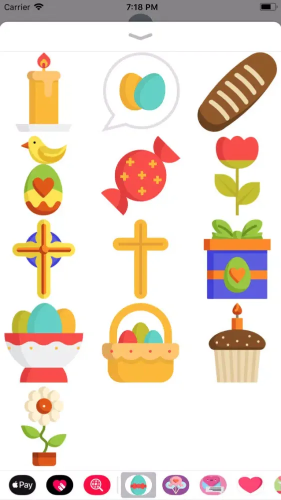 Скриншоты Easter Holiday Sticker Pack