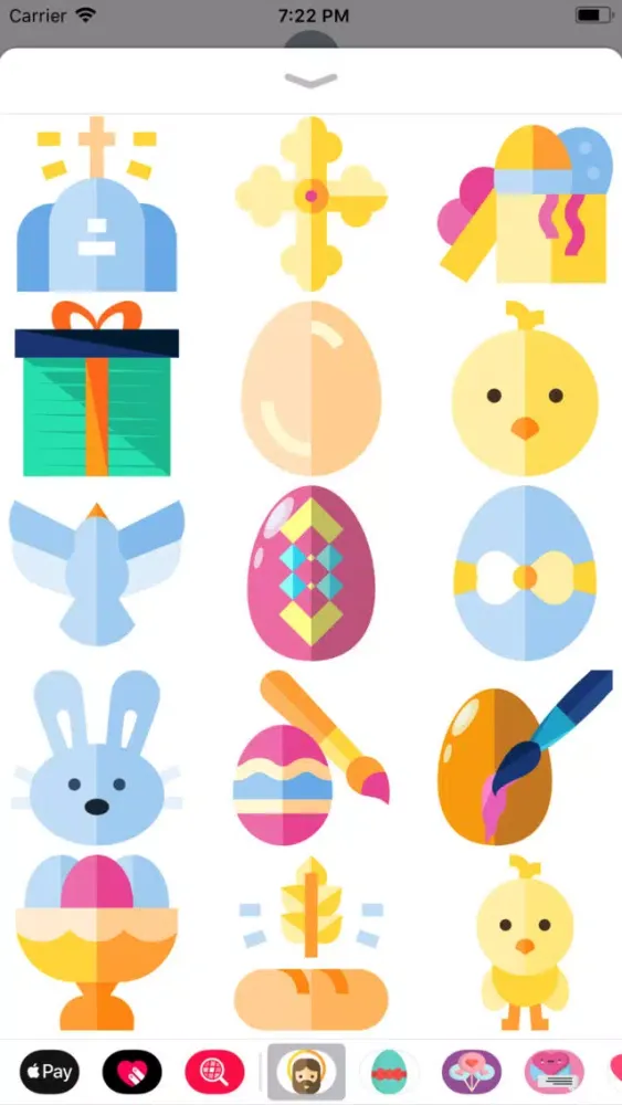 Capturas de pantalla de Beautiful Easter Sticker Pack