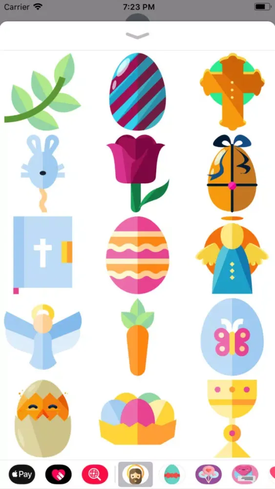 Capturas de pantalla de Beautiful Easter Sticker Pack