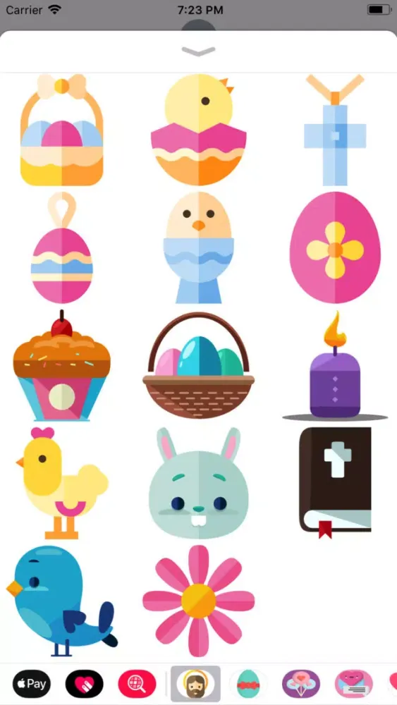 Capturas de pantalla de Beautiful Easter Sticker Pack