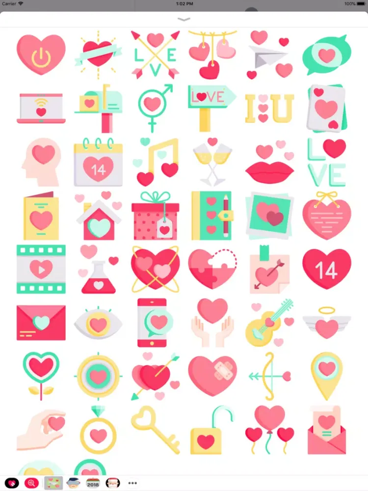 تصاویر Lovely Sticker Pack iPad 