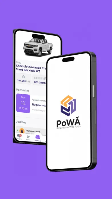 Screenshot di PowACar App