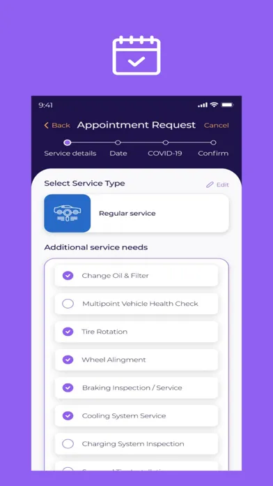 Screenshot di PowACar App