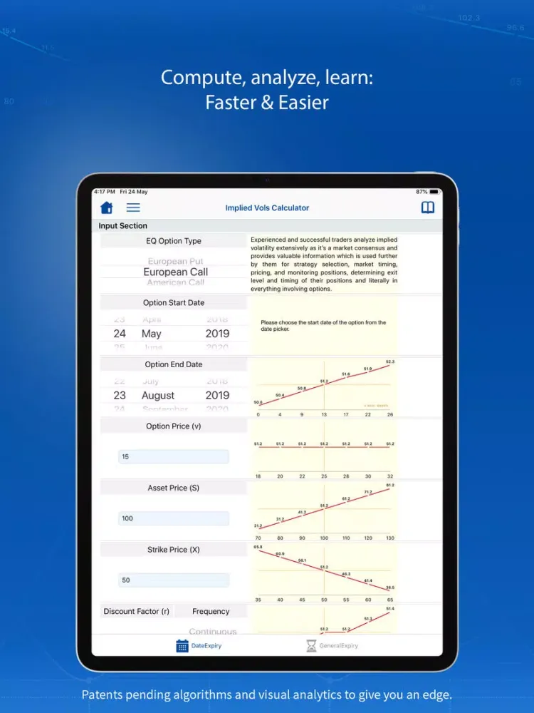RiskDoctor - Option Trading iPad  Ekran Görüntüleri