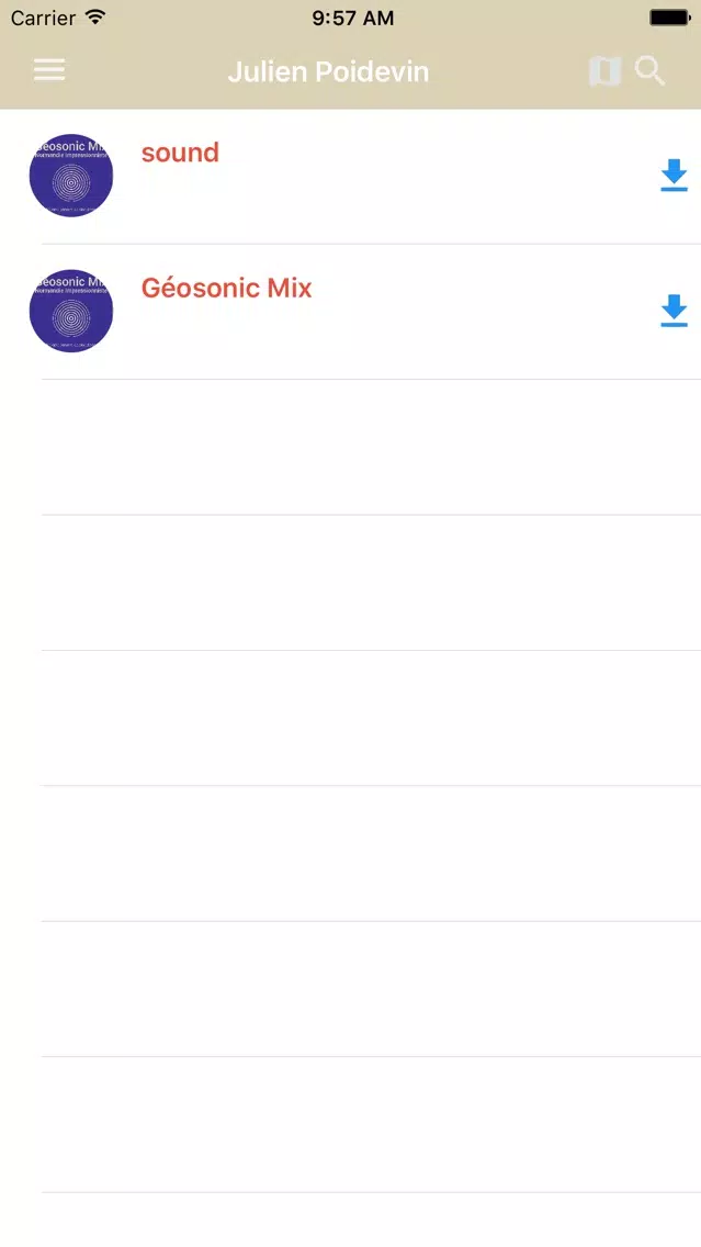 Géosonic Mix Normandie Impressionniste应用截图