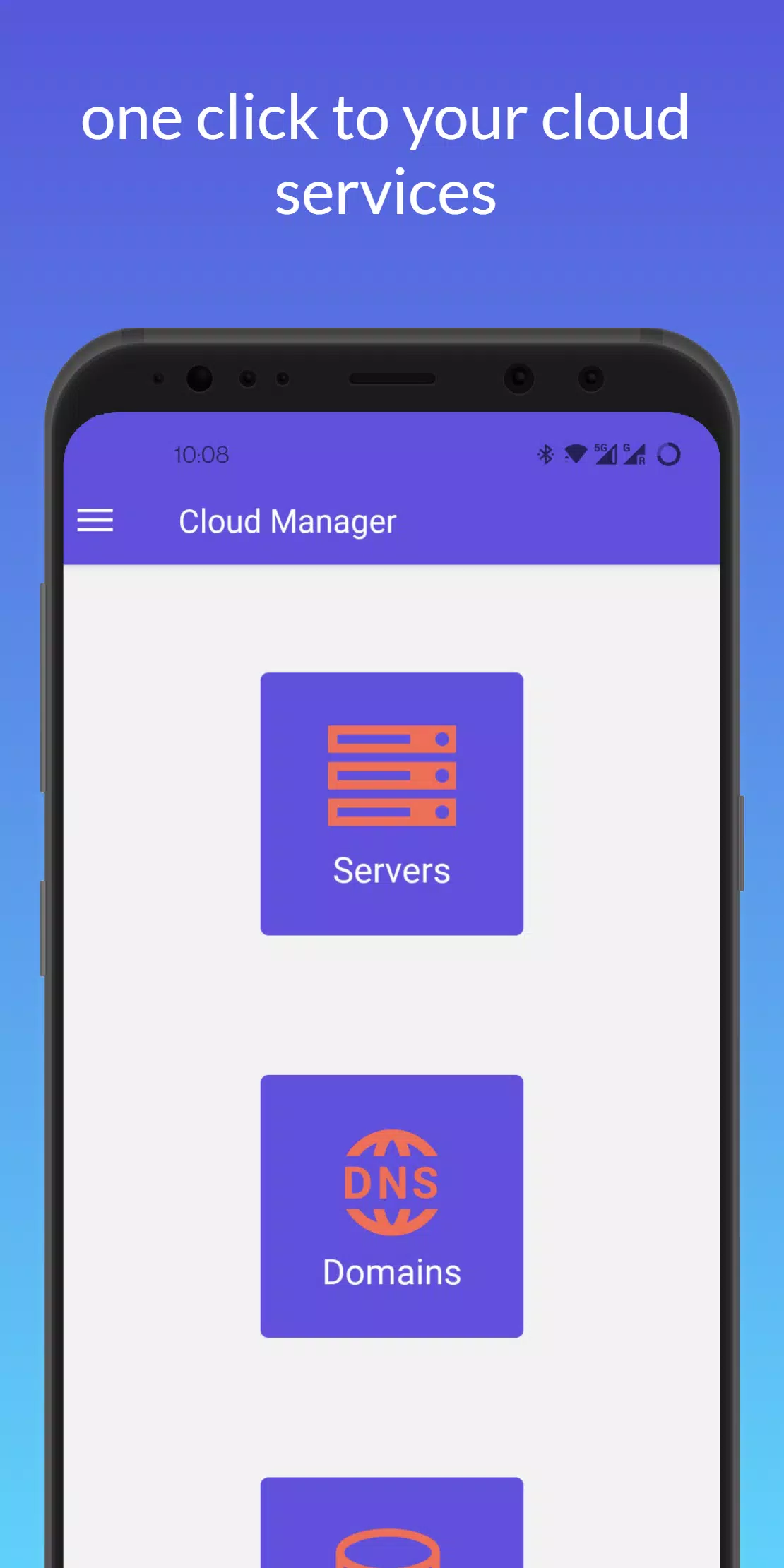 Cloud Managerภาพหน้าจอของแอป1