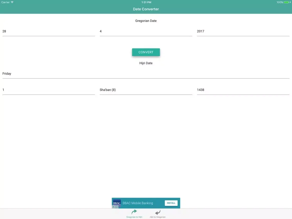 تصاویر Date Converter | محول التاريخ iPad 