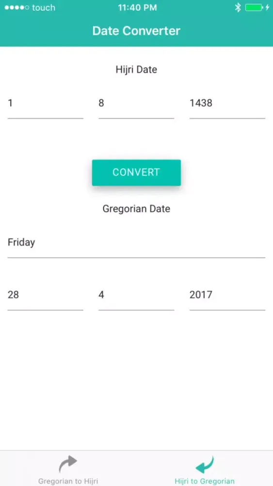 تصاویر Date Converter | محول التاريخ