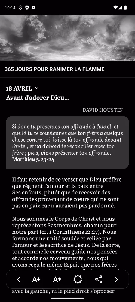 Méditons la Bible應用截圖