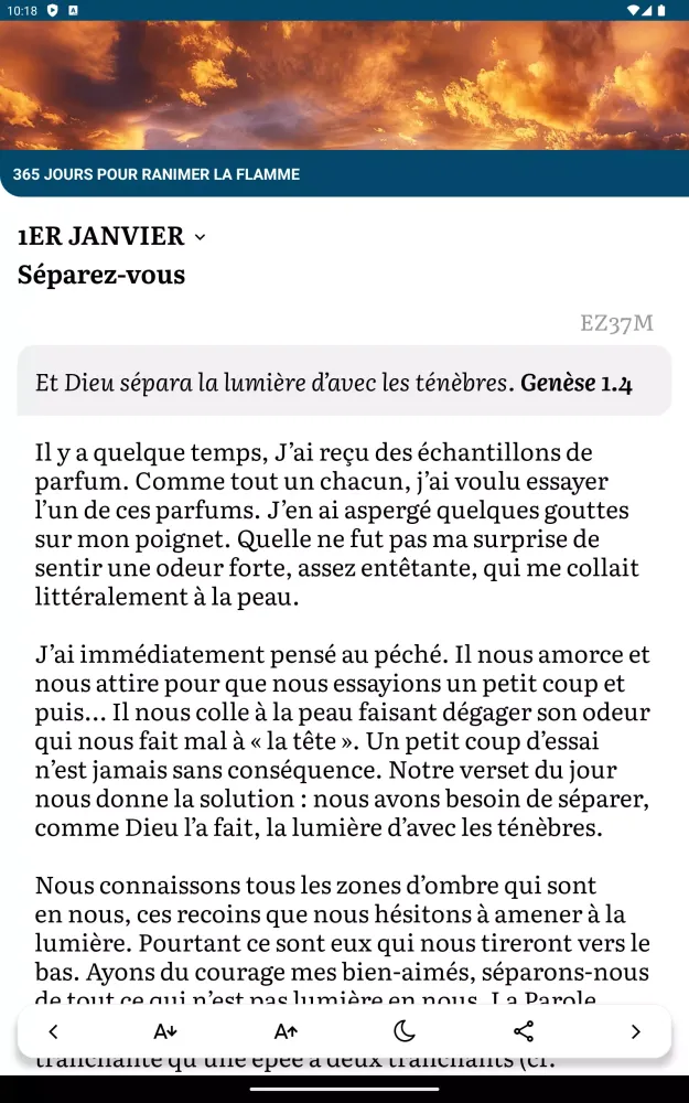 Méditons la Bible應用截圖