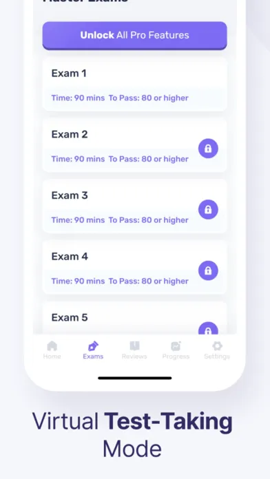 Capturas de tela do Real Estate Exam Prep Pro 2024