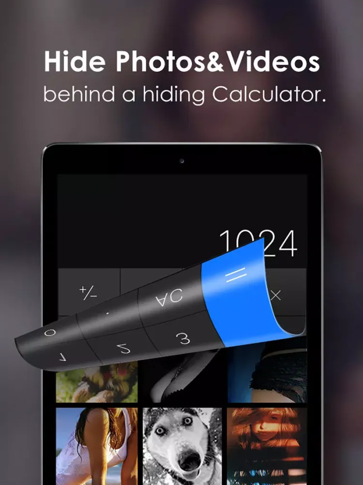 Secret Calculator Lite : Private photo video vault with safe internet browser iPad  سکرین شاٹس
