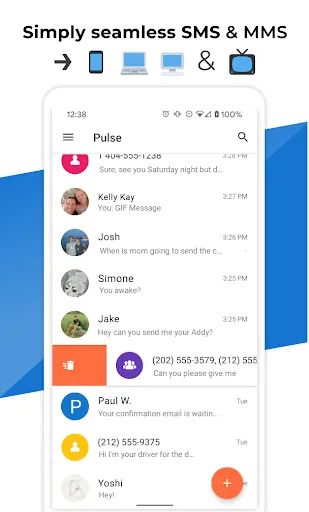 Pulse SMS (Phone/Tablet/Web)应用截图