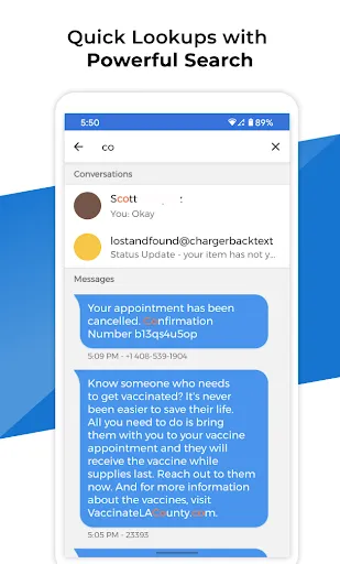 Pulse SMS (Phone/Tablet/Web)应用截图