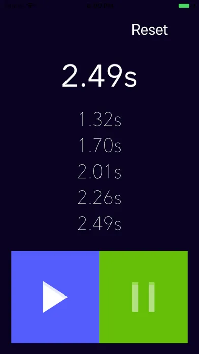 Tangkapan layar StopWatch Classic
