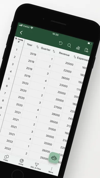 CSV File Viewer - Smart CSV Screenshots