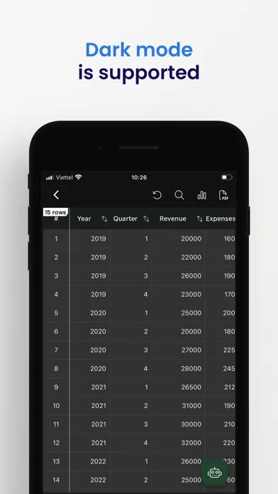 CSV File Viewer - Smart CSV Screenshots