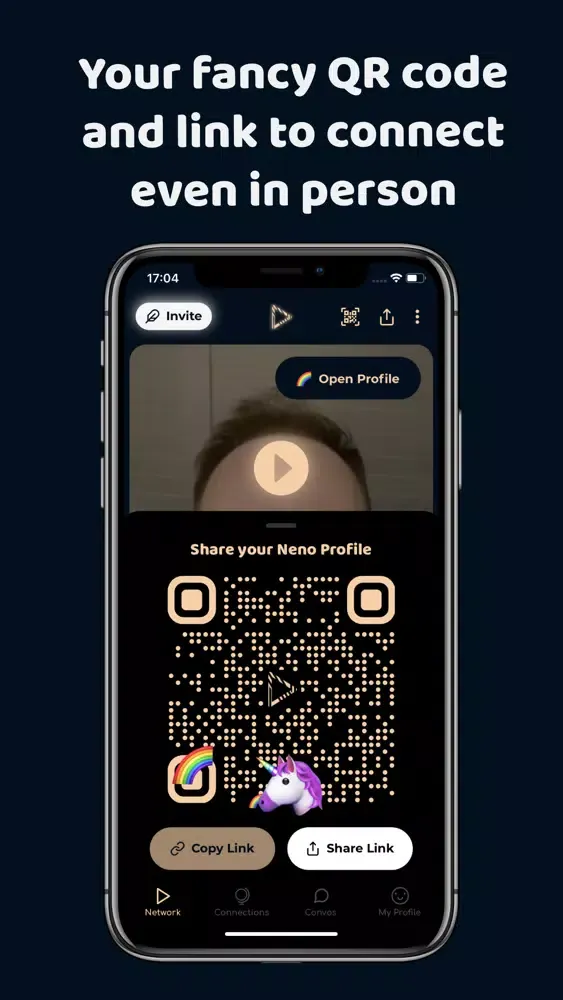 Neno: Authentic Networking Screenshots