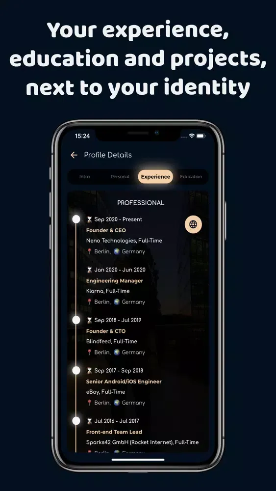 Neno: Authentic Networking Screenshots