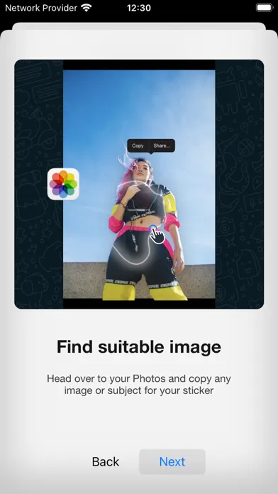 تصاویر Simple Sticker Caption Maker