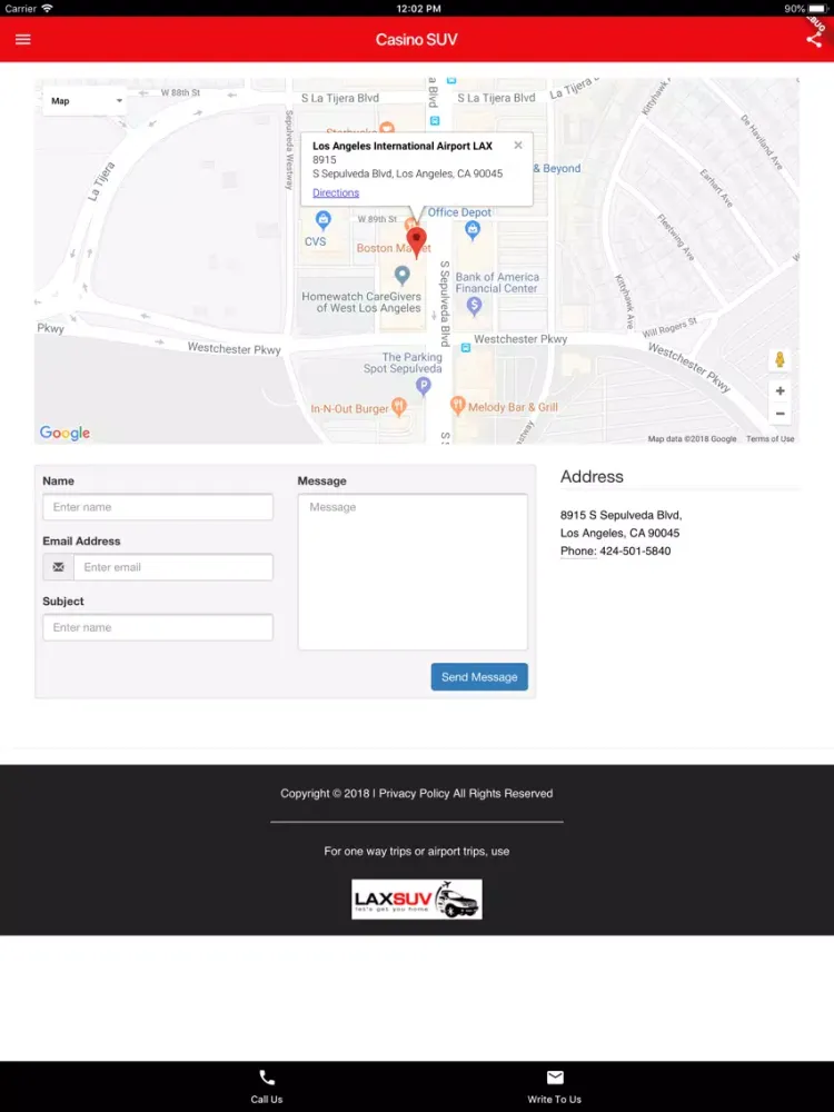 Capturas de pantalla de Casino SUV - LA Car Service iPad 