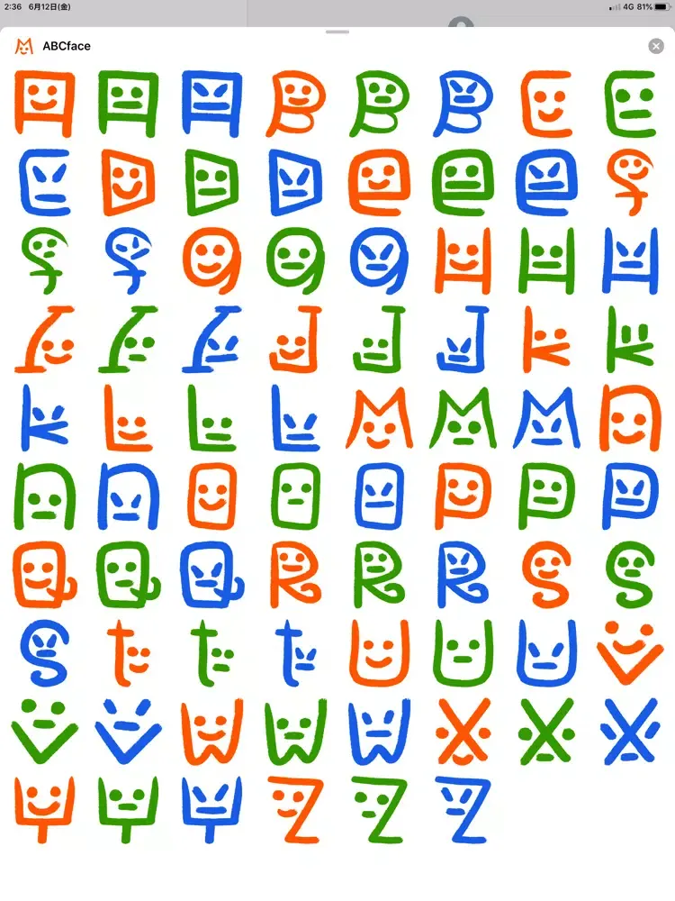 ABCface iPad  Screenshots