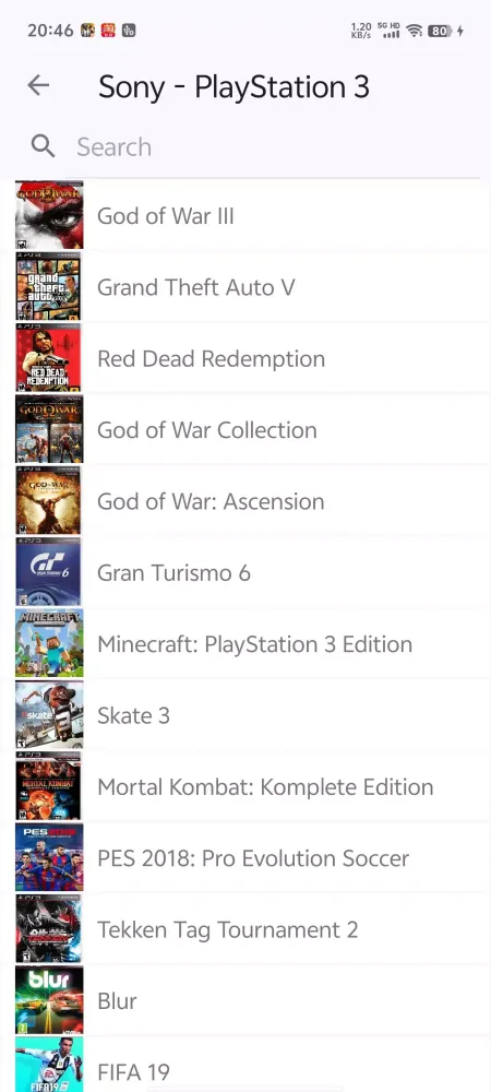 PS / PS2 / PSP स्क्रीनशॉट
