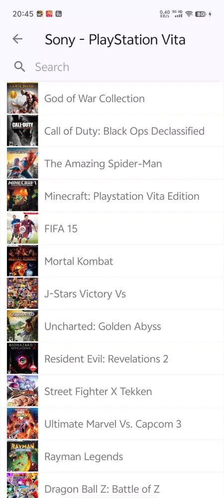 PS / PS2 / PSP स्क्रीनशॉट