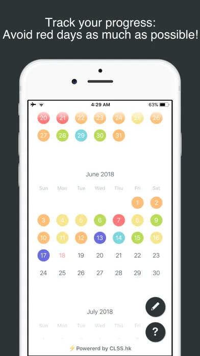 Ảnh chụp màn hình của Rainbow Journal - Productivity