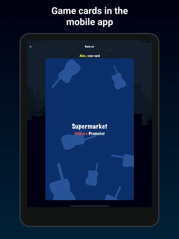 Ảnh chụp màn hình của Spy - the game for a company iPad 