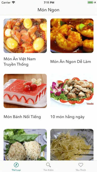 Ảnh chụp màn hình của Món Ngon - Mon Ngon Moi Ngay