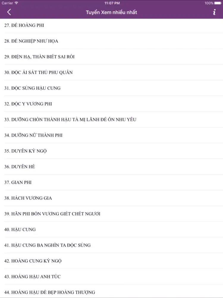 Скриншоты Cung Đình Ngôn Tình Offline Hay Nhất Hot Nhất iPad 