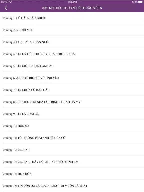 100 Ngôn Tình Offline Hay - Ngon tinh offline iPad  スクリーンショット