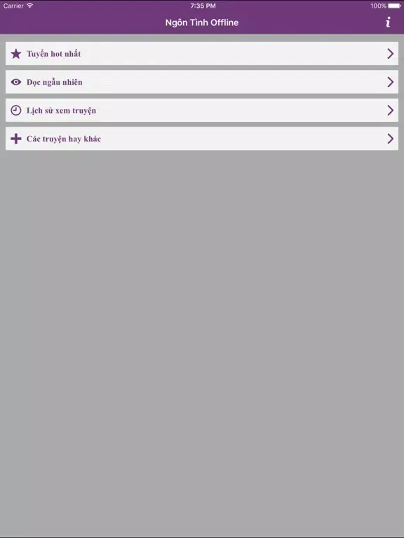 100 Ngôn Tình Offline Hay - Ngon tinh offline iPad  スクリーンショット