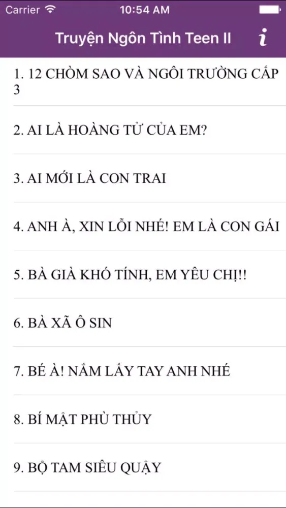 Ngôn Tình Teen Offline 2 Hay Nhất - Ngon tinh teen應用截圖