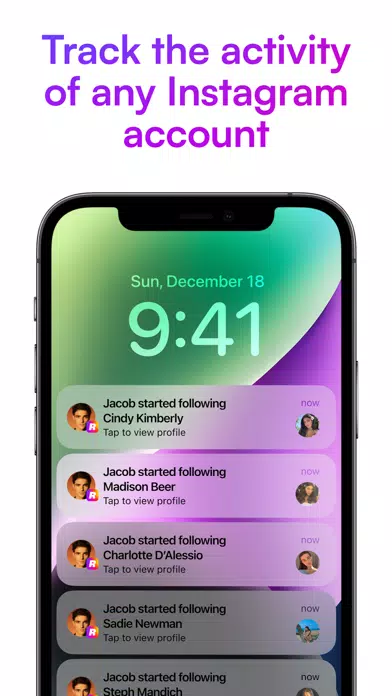Recents - Track IG Activity应用截图