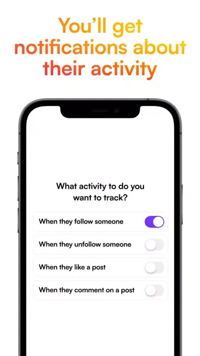 Recents - Track IG Activity 스크린샷