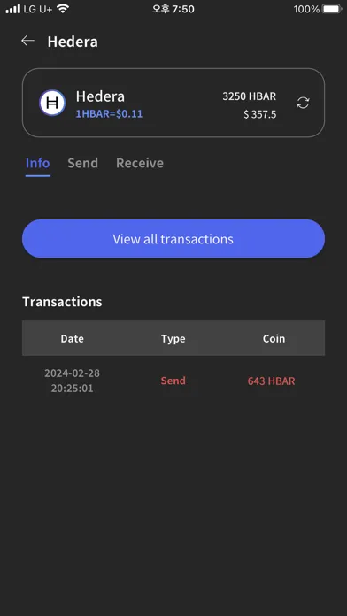 Wallypto - Blockchain Wallet スクリーンショット