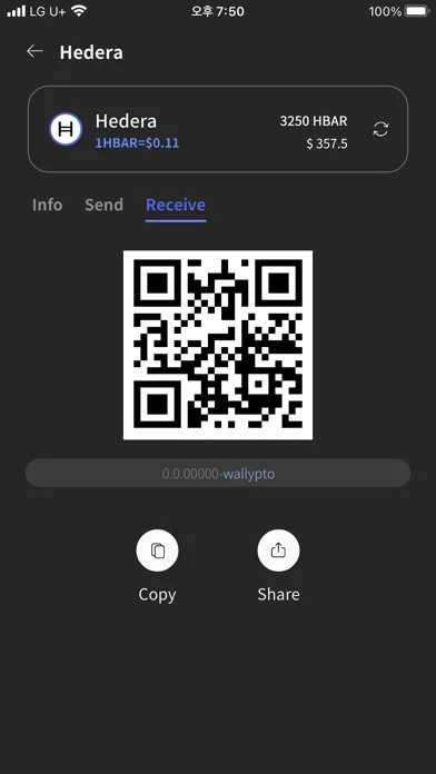 Wallypto - Blockchain Wallet スクリーンショット