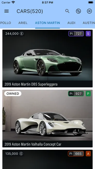 FM2023 Cars Screenshots