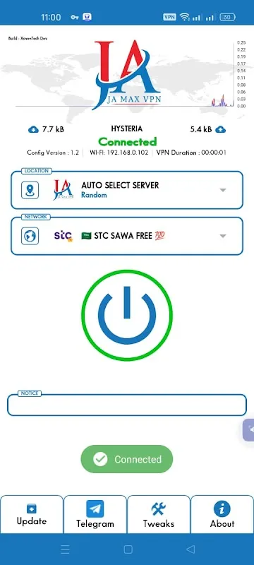 تصاویر JA MAX VPN