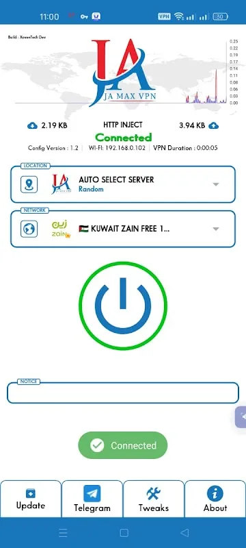 تصاویر JA MAX VPN