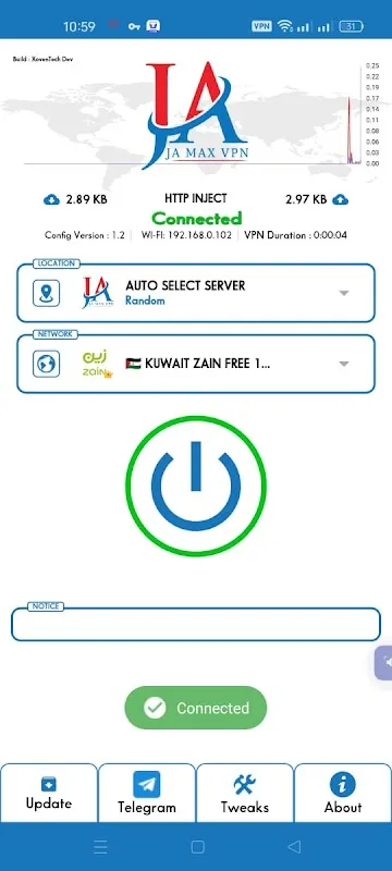 تصاویر JA MAX VPN