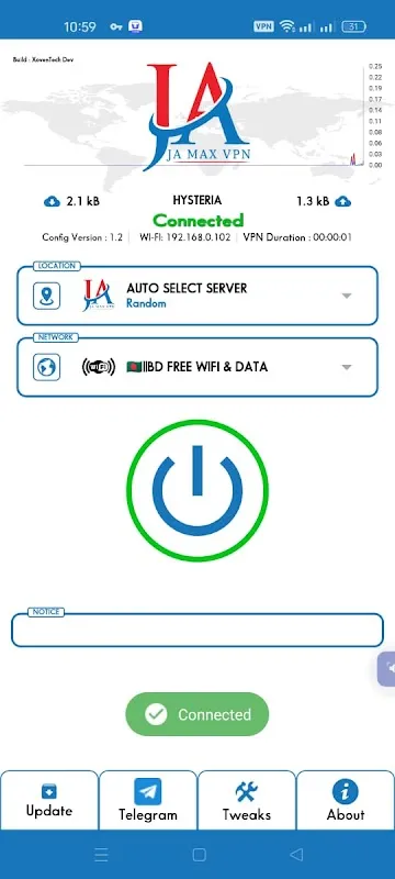 تصاویر JA MAX VPN