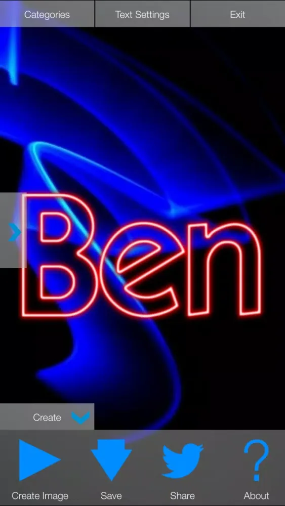 Capturas de tela do Neon Wallpaper Maker