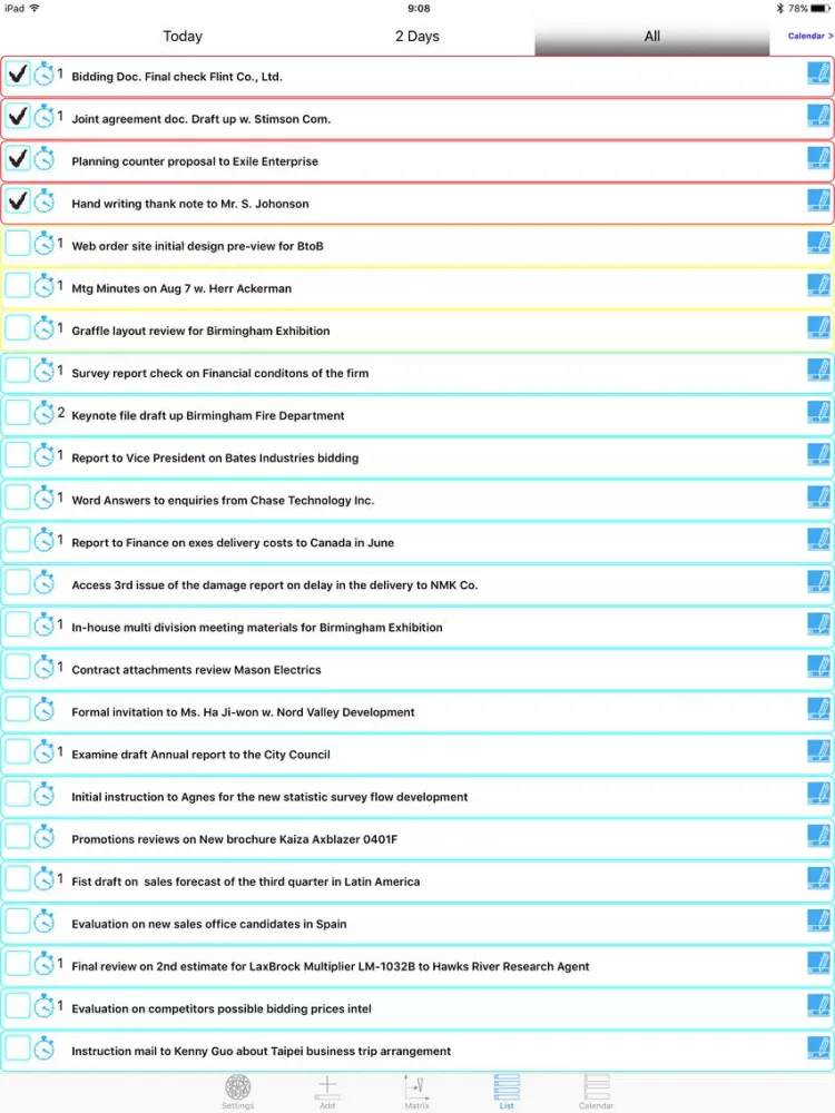 ภาพหน้าจอของ To Do task Manager : Today ToDo iPad 