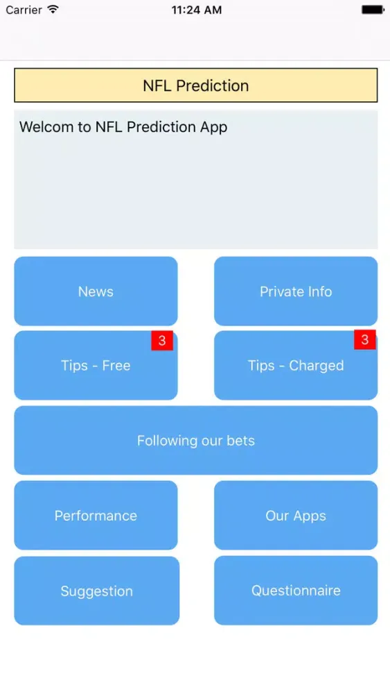 Prediction For NFL स्क्रीनशॉट